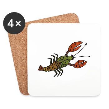 Cancer - Coasters (set of 4) - white - Front