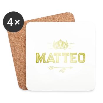 Matteo - Untersetzer (4er-Set) - Weiß - Vorne