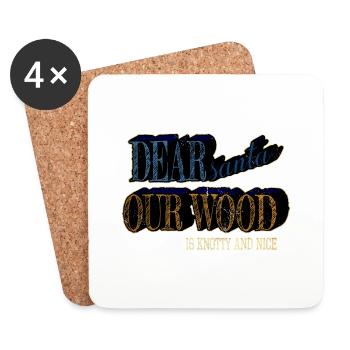 dinosaur fan funny sayings bubaprints statement - Untersetzer (4er-Set) - Weiß - Vorne