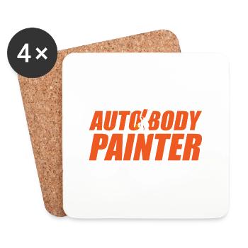 Ce n’est pas facile d’être un dessinateur de carrosserie automobile - Dessous de verre (lot de 4) - blanc - Devant