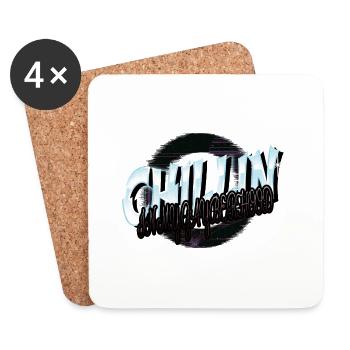 Activist Tshirts Feminist Fun Colourful - Coasters (set of 4) - white - Front
