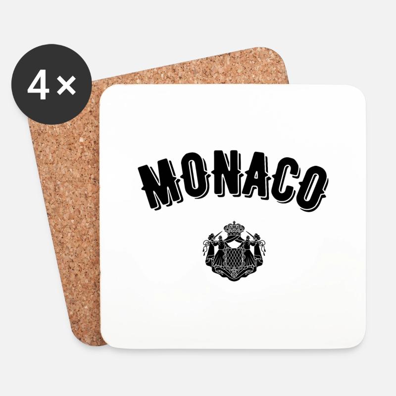 Monaco - Untersetzer (4er-Set) - Weiß