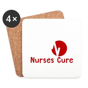 Doctors Diagnose Nurses Cure 2 - Untersetzer (4er-Set) - Weiß - Vorne