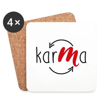 Karma - Untersetzer (4er-Set) - Weiß - Vorne