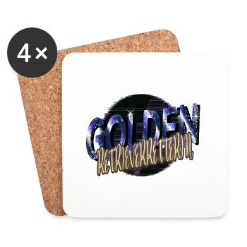 funny paw chihuahua birthday gift idea - Coasters (set of 4) - white - Front