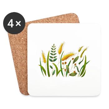 Meadow - Coasters (set of 4) - white - Front