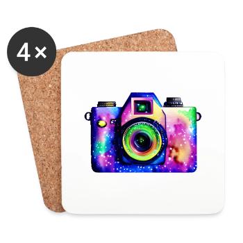 Photographing Camera Photographer Funny Photographer - Coasters (set of 4) - white - Front