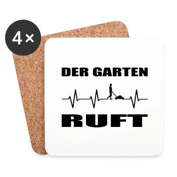 Garten - Untersetzer (4er-Set) - Weiß - Vorne