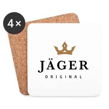 Hunter - Coasters (set of 4) - white - Front