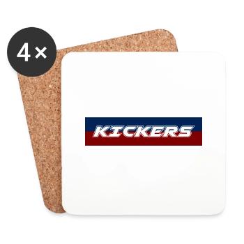 Kicker - Untersetzer (4er-Set) - Weiß - Vorne