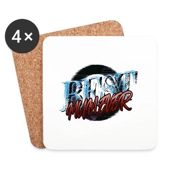 Family Crest Antireligion Tshirts Birthday Humor - Coasters (set of 4) - white - Front