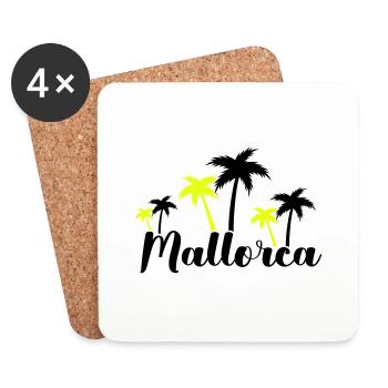 mallorca - Untersetzer (4er-Set) - Weiß - Vorne