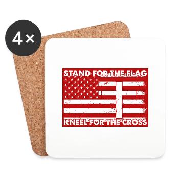 Army War Military Uniform Force Soldier Camouflage - Coasters (set of 4) - white - Front