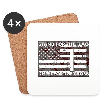 Army War Military Uniform Force Soldier Camouflage - Coasters (set of 4) - white - Front