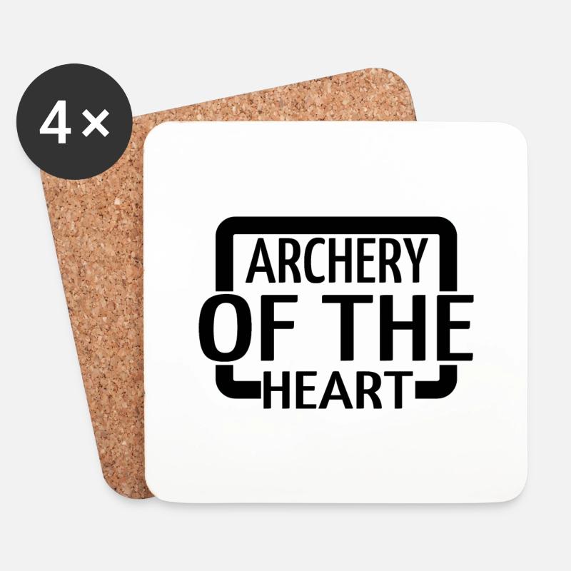 Funny Archery Arrows Archery Techniques - Coasters (set of 4) - white