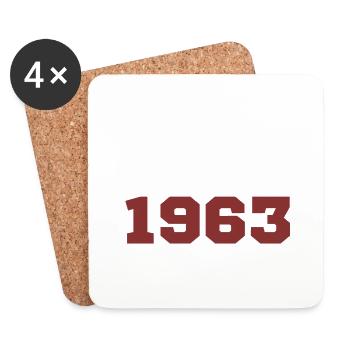 Original 1963 - Untersetzer (4er-Set) - Weiß - Vorne