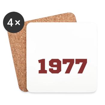 Original 1977 - Untersetzer (4er-Set) - Weiß - Vorne