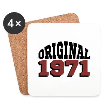 Original 1971 - Untersetzer (4er-Set) - Weiß - Vorne