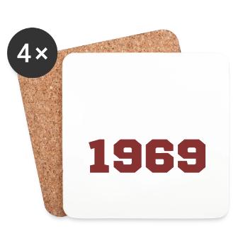 Original 1969 - Coasters (set of 4) - white - Front