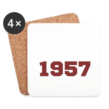 Original 1957 - Coasters (set of 4) - white - Front