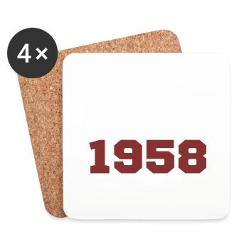 Original 1958 - Untersetzer (4er-Set) - Weiß - Vorne
