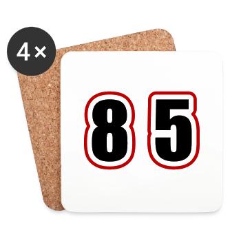 85 Number College - Coasters (set of 4) - white - Front