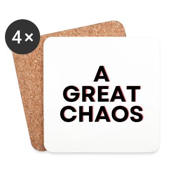 A Great Chaos - Untersetzer (4er-Set) - Weiß - Vorne