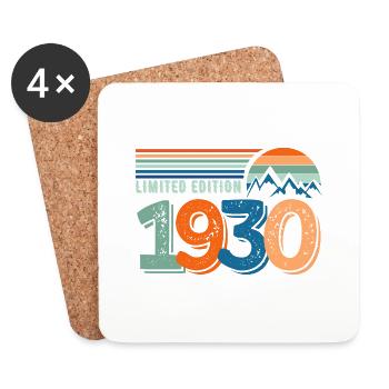 Limited edition 1930 - Coasters (set of 4) - white - Front