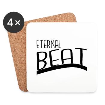 rhythm joke timeless art jokes timeless appeal - Coasters (set of 4) - white - Front