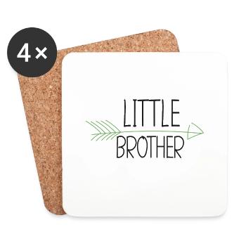 Little brother - Petit Frère - Coasters (set of 4) - white - Front