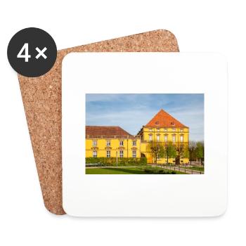 Castle of Osnabrück (Schloss Osnabrück) Osnabrück - Coasters (set of 4) - white - Front