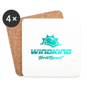 Surfing - Coasters (set of 4) - white - Front