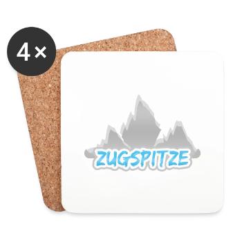 Mount Zugspitze - Coasters (set of 4) - white - Front