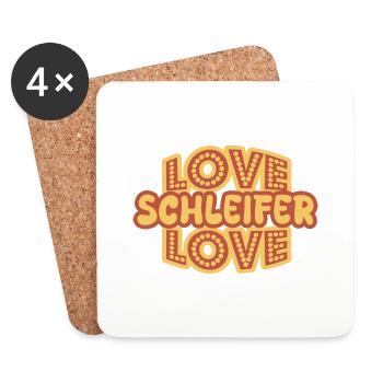 Job Grinder - Coasters (set of 4) - white - Front