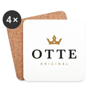 Otte Original Familienlogo - Untersetzer (4er-Set) - Weiß - Vorne