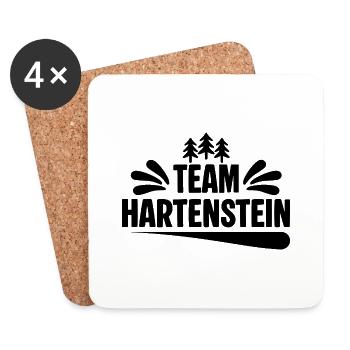 Team Hartenstein - Untersetzer (4er-Set) - Weiß - Vorne