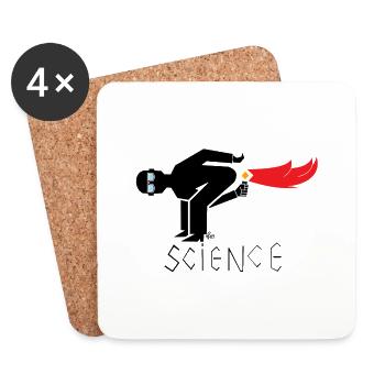 Science - Coasters (set of 4) - white - Front