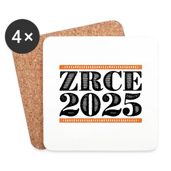 Zrce 2025 - Untersetzer (4er-Set) - Weiß - Vorne