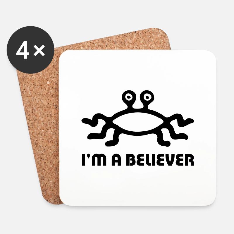 FSM Believer - Untersetzer (4er-Set) - Weiß