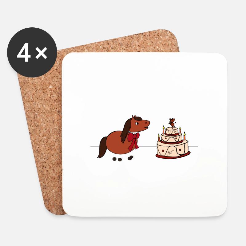 Gæfa - Coasters (set of 4) - white