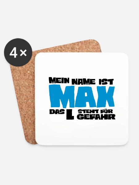 max - Untersetzer (4er-Set) - Weiß