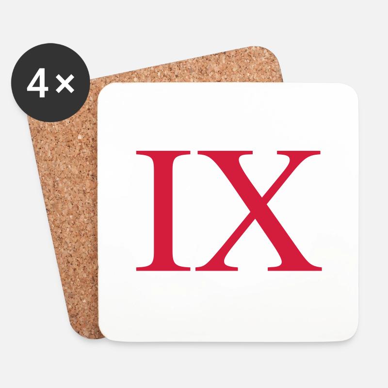 9 - Coasters (set of 4) - white