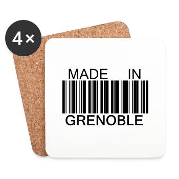 Made in Grenoble - Coasters (set of 4) - white - Front