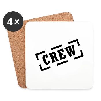 crew - Dessous de verre (lot de 4) - blanc - Devant