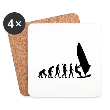 Evolution Windsurfing - Coasters (set of 4) - white - Front