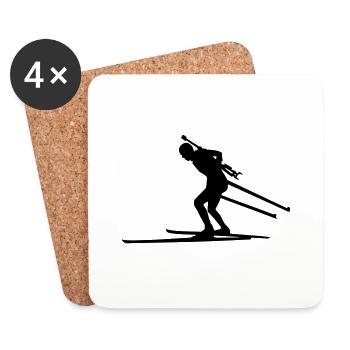 Biathlon - Coasters (set of 4) - white - Front