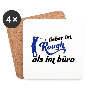 golf - Untersetzer (4er-Set) - Weiß - Vorne