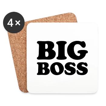 Big Boss - Coasters (set of 4) - white - Front