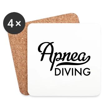 apnea - Coasters (set of 4) - white - Front