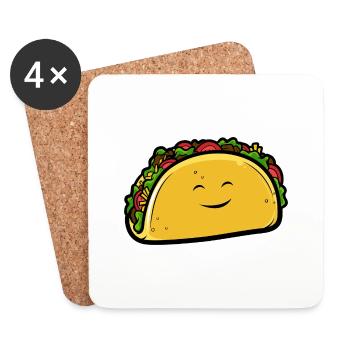 Taco - Untersetzer (4er-Set) - Weiß - Vorne